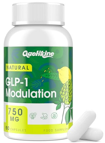 GLP-1 Modulation 750mg for Appetite Regulate & Gut Health, Natural GLP Supplement with Synbiotics, Hops Flower Extract & Eriocitrin, GLP-1 Levels Booster - 60 Capsules