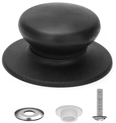 1 pomello di ricambio pratico per coperchio di pentole e coperchi per pentole lente, con impugnatura comoda