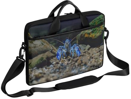 Ocean hummer laptopfodral för 13-15 tum laptopfodral handväska messenger bärbar anteckningsbok portfölj väska för flickor pojkar män kvinnor, Färg, 13-15 in
