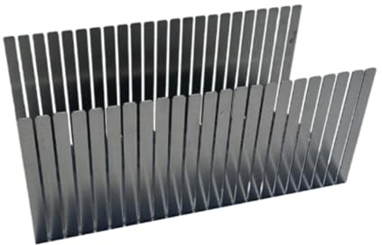 KiBcsLic Affettatrice Manuale in Acciaio Inox per Pane, Ideale per Torte E Bagel