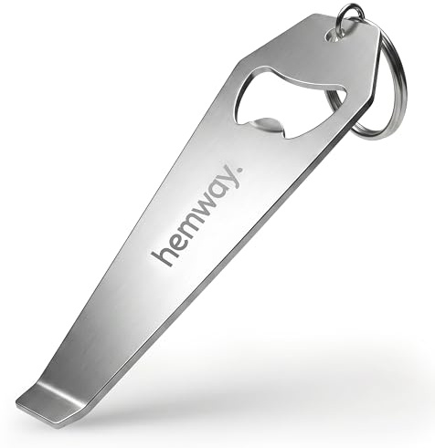 Hemway Paint Tin Opener Tool, Bottle & Paint Can Opener with Keyring | Quick & Easy Opening for Bottles, Can & Tin Lid, for DIY, Painter, Decorator