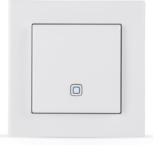 Homematic IP Temperatur- und Luftfeuchtigkeitssensor – innen | Smart Home, steuert Heizkörper/Fußbodenheizung per App, Alexa, Google Home, Temperatur messen, Energie sparen, 150181A0