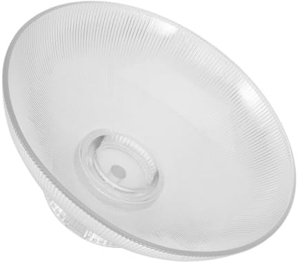 CIYODO Coupe à Fruits Sur Pied Transparent En Verre Cristal Texture Verticale, Grand Bol De Service Pour Fruits, Saladiers Élégants, Présentoir Design Cuisine Et Réception