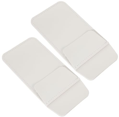 LIFKOME 2 Stück Pack Stifteetui aus PU Leder Kompakt Langlebig Stifte Organizer für Ärzte und Pflegepersonal Taschenschutz für Hemdtasche