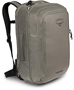 Osprey Transporter Carry-On Bag Unisex Travel Backpack Tan Concrete O/S