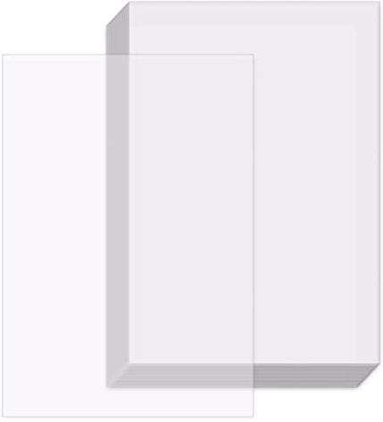 OSDUE 80 Blatt Transparentpapier, 93g DIN A4 Pauspapier weiß & Bedruckbar Tracing Paper, Bastelpapier Laternenpapier Transparent für Skizzieren, DIY-Karten, Verpacken, Zeichnen (210 * 297mm)