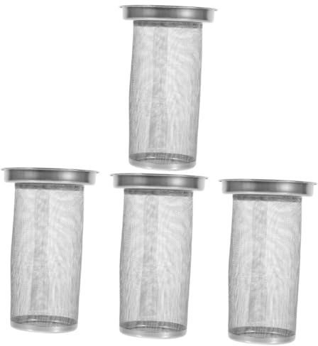 Garneck 4 Stück Teesieb Tee-Ei Wasserkocher Wasserkessel Teekessel Teekannen-Ei-Einsatz Teesieb für losen Tee Haushalt Filter Tasse Tee auslaufen Teezubereiter