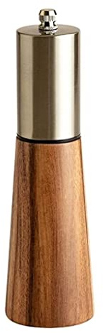Gewürzmühlen Pfeffermühle Gewürzmühle Manuelles Salz- Und Pfeffermühlen-Set Aus Massivholz for Die Küche, Professionelle, Frisch Gemahlene Pfeffermühlen Pfeffermühlen Chilimühle (Color : A)