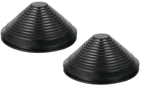 QUARKZMAN 2 Stück Kabeldurchführung Turmförmige 120mm 4,72 Zoll Bohrloch, Gummistopfen Gummitüllen Gummidichtungen Set für Maschinen, Elektrogeräte, Kabel, Draht, Stecker