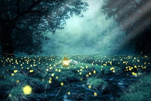 Nachtlicht des Waldes, 1000-teiliges Puzzleset, wunderschön illustriertes Puzzle, dekorative Wandkunst, lustiges Puzzle, kreativer Urlaub, 1000-teiliges Naturlandschaftspuzzle