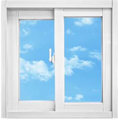 Fenster Window Kellerfenster Schiebefenster Fenster für Garagen/Keller/Restaurants/Toiletten, 50 55 60 66 70 76 80 86 cm, horizontales Schiebefenster/Oberlicht mit Fliegengitter, Ersatz für Dachfenste