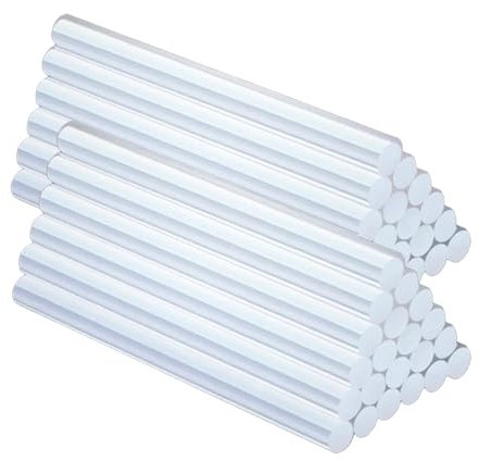 G4GADGET Hot Glue Sticks 50 Pack | 7mm x 100mm | Glue Sticks for Glue Gun | Strong Bond | Fast Melt | Clear Hot Melt Glue Sticks for Crafting, DIY, Repairs, Arts & Crafts