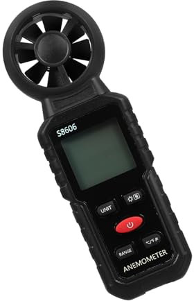 BESPORTBLE Anémomètre Numérique Portable Mesure Vent Anémomètre à Écran Mesure Vitesse De Air Testeur De Vitesse Vent