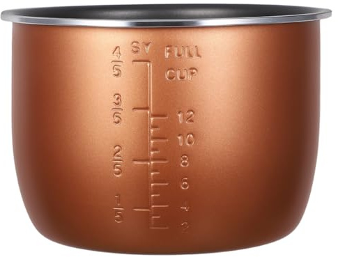 Zerodeko Reemplazo Del Recipiente Interior Para Olla Arrocera Olla Interior De Acero Inoxidable 6 L Compatible Con Cocedora De Arroz Y Accesorios Para Cocinas Eléctricas