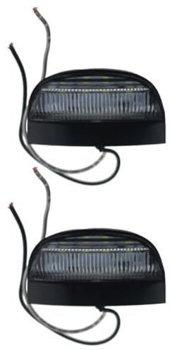 Anneome 2pcs Compatible Led License Plate Light Bright Illumination Design for Trucks