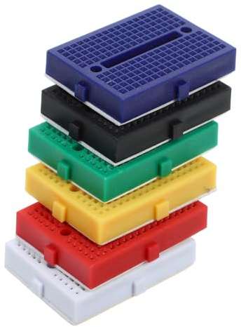 6 Pack Small Solderless Breadboards for Science Experiments