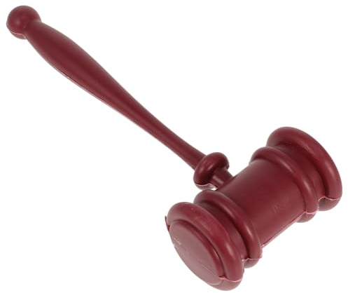 HONITANO Halloween Judge Hammer Courtroom Gavel Fancy Halloween Party Performance Prop for Adult Accessories and Party Decorations
