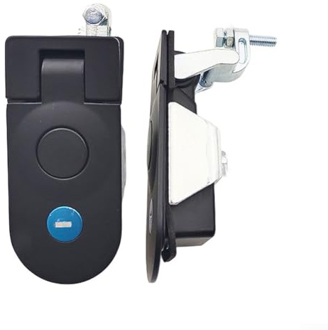 Compression Push Lock Latch for Tool Box Camper Trailer, Flush Mount with Keys,Marine Grade Security Hardware(21MM)