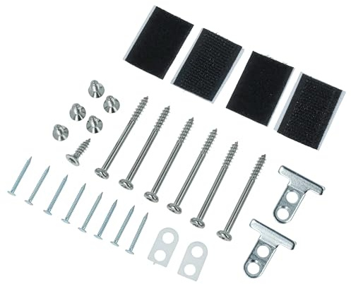 vhbw Kit de montage de porte 26 pcs remplacement pour Bosch 00618833, 00612645 pour lave-vaisselle - Porte ou porte d'habillage