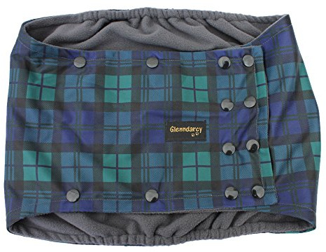 Glenndarcy Männlicher Hundewindeln Bauchband - Poppers - Black Watch XXL Band only