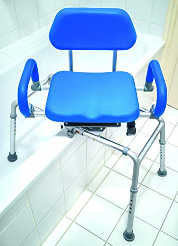 Sundo Homecare GmbH Duschstuhl SANSUBA - Duschstuhl, Blau, Aluminium, EVA, PU