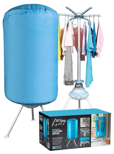 Vivo Technologies Portable Fast Drying Electric Clothes Dryer Heated Indoor Home Dorms Buddy Hot Air Airer Machine Dri Suitable for All Fabrics Drier