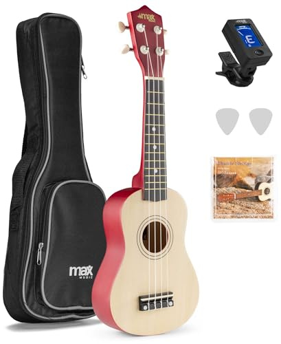 Reacondicionado - Max UKEY Ukulele Set Soprano 21 Natural