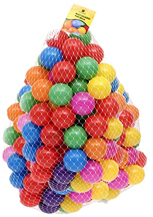 Straame Playballs, Soft Pit Balls for Kids, Small Colourful Plastic Balls, Crush Proof, No Sharp Edges, Toxic Free, Baby Approved Playball Set (Multicolour, 200 Balls)