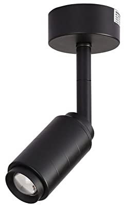 Jadssox Projecteur de Plafond à LED Mini éclairage de Spot monté en Surface réglable Projecteurs d'intérieur et directionnels Lampes pivotantes de Plafond/Mur d'accent pour Les événements de Bureau à