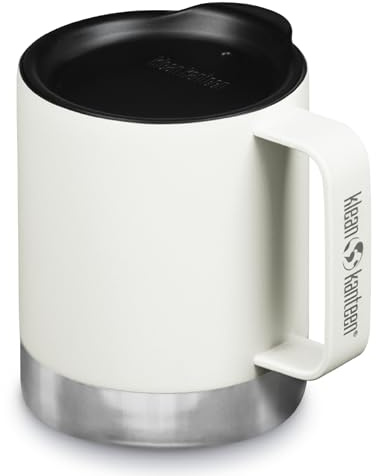 Klean Kanteen Isolierter Campingbecher, 340 ml, Mattweiß