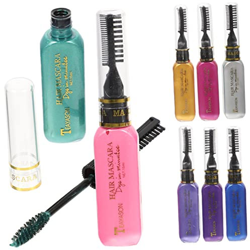 Beavorty 8st Stift Für Haarfarbe Flasche Haarfarbe Haarkreidebürste Haarkreide Für Frauen Dunkles Haarfärbemittel Set Zum Vorübergehenden Färben Von Haaren Haare Zeug Kind Kamm Mädchen