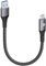 CONMDEX USB C Cable Short 20cm/0.2M 10Gbps Data USB3.1 Gen2 Type C Android Auto Cable QC3.0 3.1A USB A to C Fast Charger for Samsung Note20 Galaxy S24/S23/S22/S21 Tab S9 Pixel9 M4 iPad Pro 2024-Grey