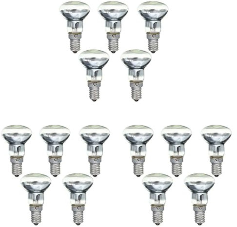 VENOAL Lava Lampe E14 R39 30W Strahler Schraube in GlüHbirne Klarer Spot GlüHbirnen Lava GlüHlampe 15 StüCke