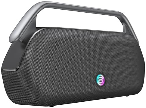 BUGANI Altavoz Bluetooth Potente 240W, Altavoces Bluetooth Grande 5.3, Altavoz Portatil Bluetooths Inalámbrico, Impermeable IPX7, 24H Batería, USB, AUX, EQ, para Fiestas Campinga la Playa o al Campo