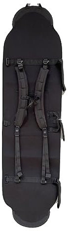 BHFYOB Snowboard Aufbewahrungstasche, Verstellbare Gepolsterte Skitasche, Wasserdicht Snowboard Tasche für Schneesport Reisen und Roadtrips Schwarz