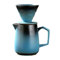 BaYuYPOO Juego de cafetera V60 de cerámica vintage para café en casa, cafetería, restaurante, camping, 22 onzas