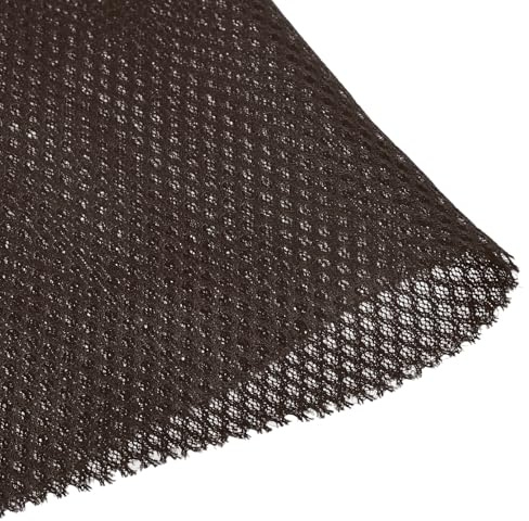 QUARKZMAN Tela De Malla para Parlantes Café Oscuro (No Es De Mimbre) Tela para Cajas De Audio Estéreo Antipolvo 50cm X 140cm 20 Pulgadas X 55 Pulgadas