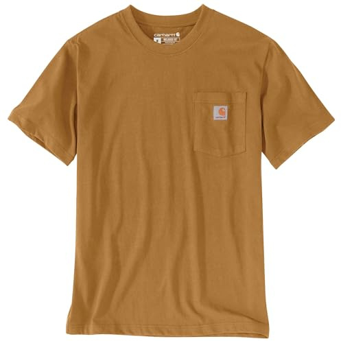 Carhartt T-Shirt à Manches Courtes K87 avec Poche et Coupe décontractée