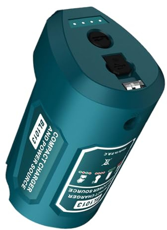 hogtnd Fonti di alimentazione da 12 V, caricabatterie, adattatori per strumenti con sovracorrente, protezione da sovratensione, adattatore di misurazione intelligente a LED