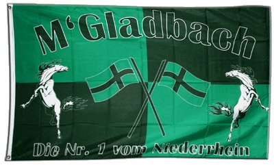 Fahne/Flagge Mönchengladbach + gratis Sticker, Flaggenfritze®