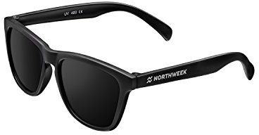 Northweek Kids Space - Gafas de Sol para Niño y Niña, Polarizadas, Negro
