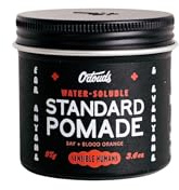 O'Douds Standard Pomade hårpomada för män 97 g Stark fixering & intensiv glans Vegansk styling på vattenbasis med ricinolja & jojobaolja Doft av rom & röd apelsin