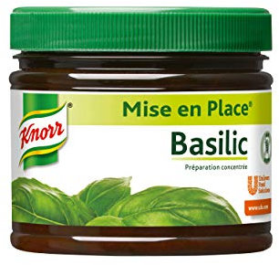 Knorr Mise en place Basilic, Sans Colorant ni conservateur, Vegan, 340g