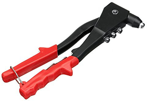ExcLent 101 Stücke Hand Riveter Set Blindnietmutter Pistole Mit 2,4 Mm / 3,2 Mm / 4,0 Mm / 4,8 Mm Düse Aluminium