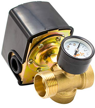 Hauswasserwerk Druckschalter SET 3 tlg. 1/4 IG Pumpensteuerung Druckwächter AM-SK2-3