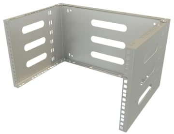 Stalflex Wall Mount Network Rack 19 inch 6U/4U 330mm - Fold Out Server Rack Made of Steel - Network Equipment Rack & Cabinet - compatible with Rack network equipment