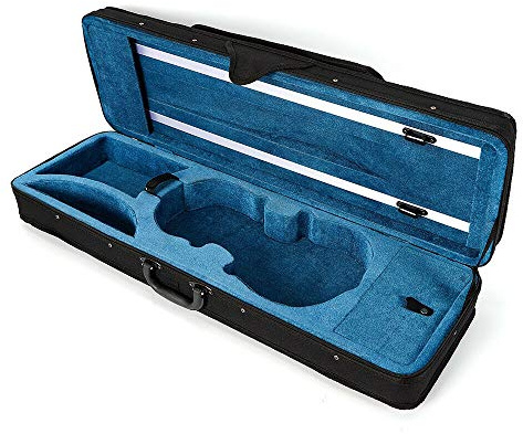 Violin case for 4/4 violin, Oxford cloth shell + flannel inner layer, rectangular, strong, lightweight, 80 x 30 x 15 cm
