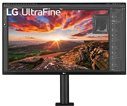LG 32UN880 ERGO Monitor 31.5 UltraHD 4K LED IPS HDR, 3840x2160, AMD FreeSync 60Hz, HDMI 2.0, Display Port 1.4, USB-C, USB Hub, Speaker Stereo 10W, Uscita Audio, Flicker Safe, Stand ERGO, Nero