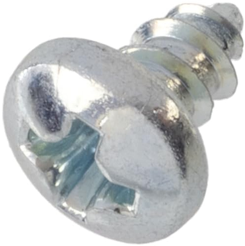 AERZETIX - Juego de 100 Tornillos Autorroscantes M3.5x6.5mm con Cabeza Redonda Abombada - Huella Cruciforme PH - DIN7981 - Acero Galvanizado - para Chapa Montaje Fijación