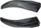 Auto Heckspoiler,MoreChioce 1 Paar 44CM Universal ABS Karosserie Spoiler Kohlefaser Stil Heckstoßstange Diffusor Lip Spoiler Seitenflügel Diffusor Canard Protector für LKW Auto SUV
